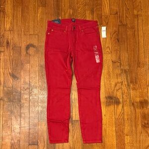 GAP Women's Bold Red Skinny Jeans